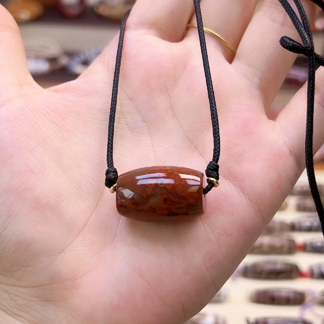 玛瑙/玉髓颈饰合金