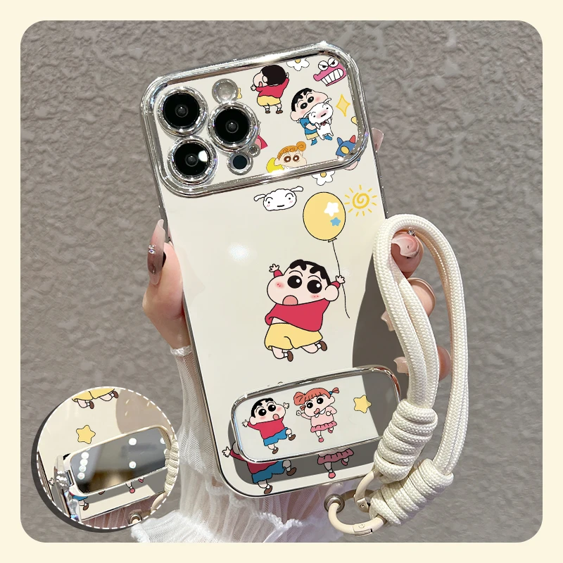 【苹果/华为/oppo/vivo/小米】适用气球小新大视窗手机壳防摔女可爱