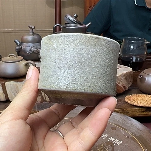 戬谷龙窑柴烧茶杯116