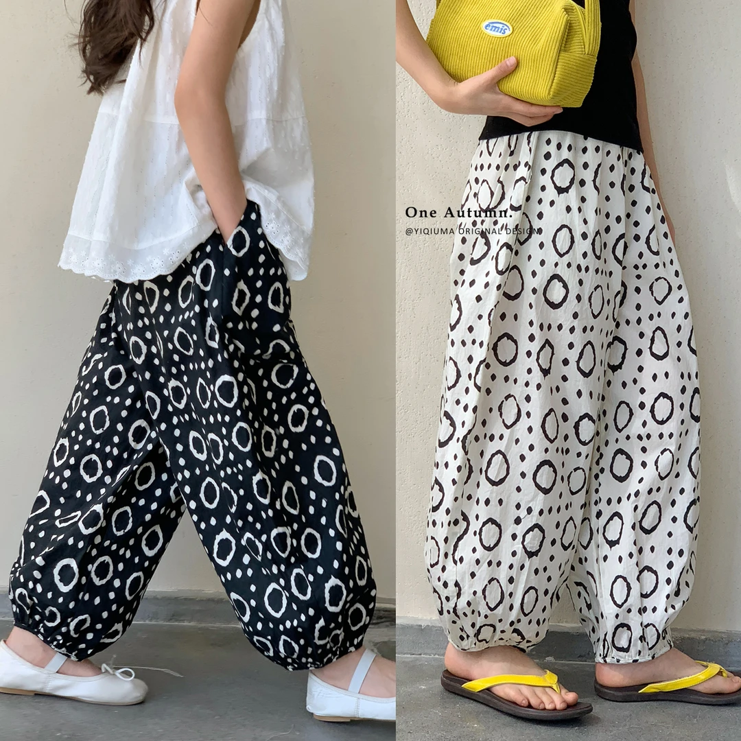 现货「麦麦秋.MAIMAIQIU」【舒适又有型】全棉灯笼裤女童夏【GX864】