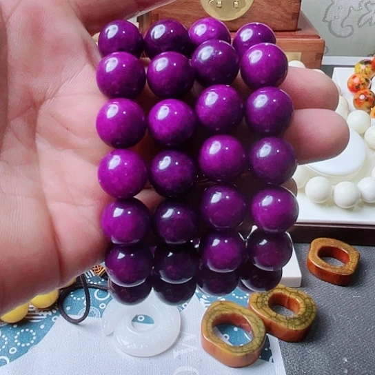 数据来卡1.4手串紫色