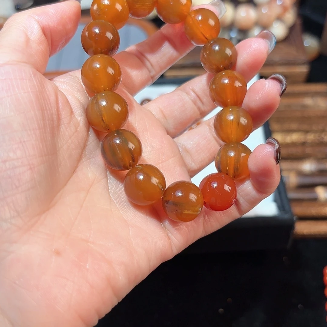 牙***芽非金属羊角手串手持