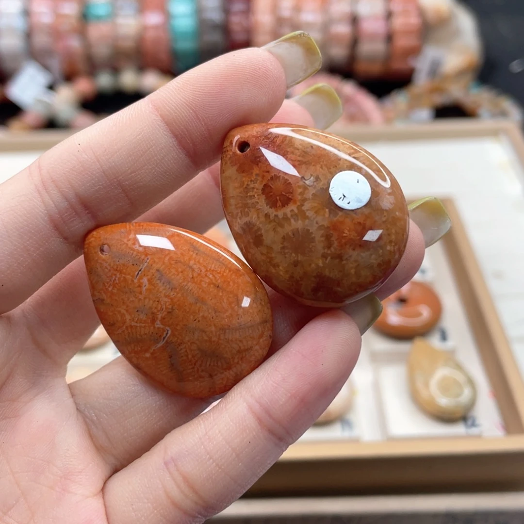 硅化珊瑚（珊瑚玉）手链未镶嵌菩*树035