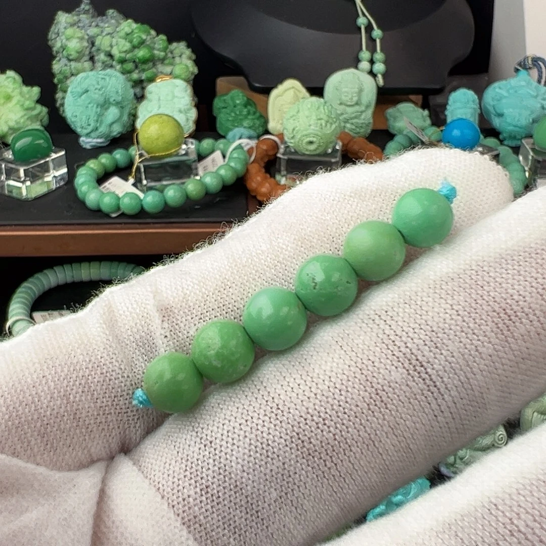 绿松石未镶嵌绿松石主播璐璐