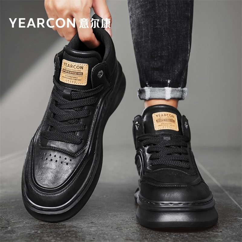 YEARCON/意尔康男鞋2025新款经典百搭潮流时尚男士休闲通勤防滑鞋