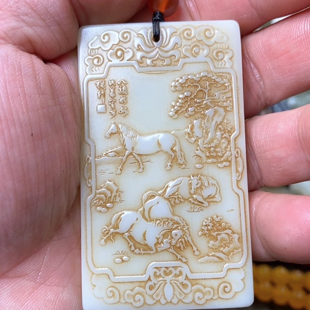 和田玉颈饰未镶嵌用****5