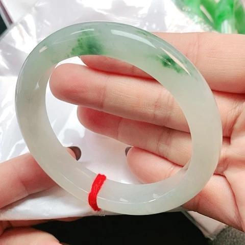 未镶嵌手镯翡翠正圈1844