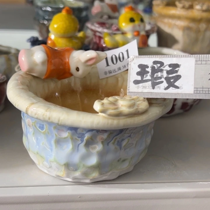 口9高6 ，手工花盆，满30包邮