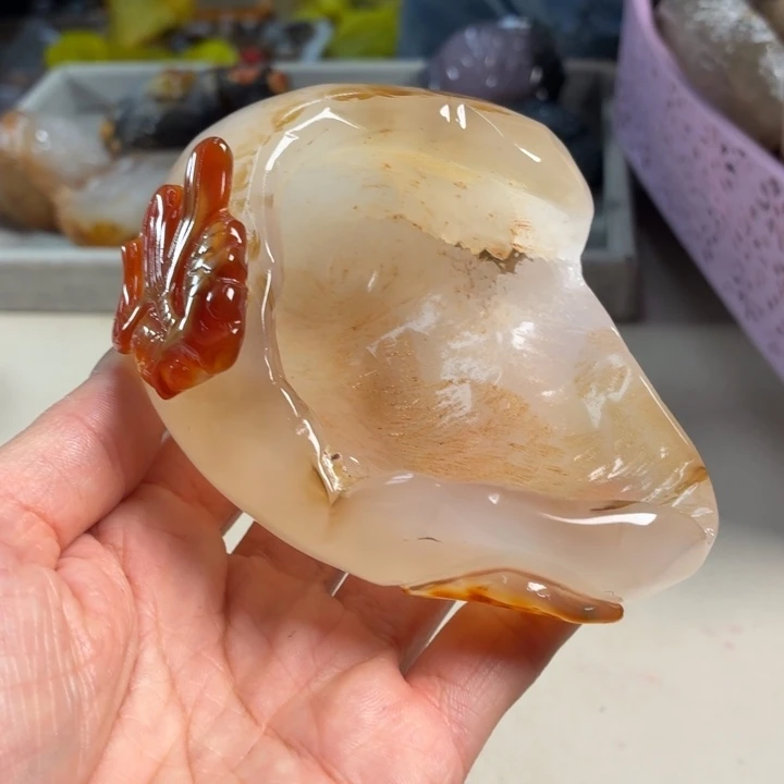 玛瑙/玉髓未镶嵌吊坠(不含链)