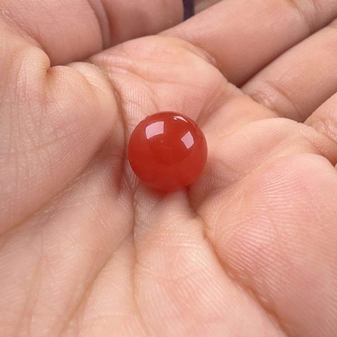 南红玛瑙未镶嵌圆珠11+