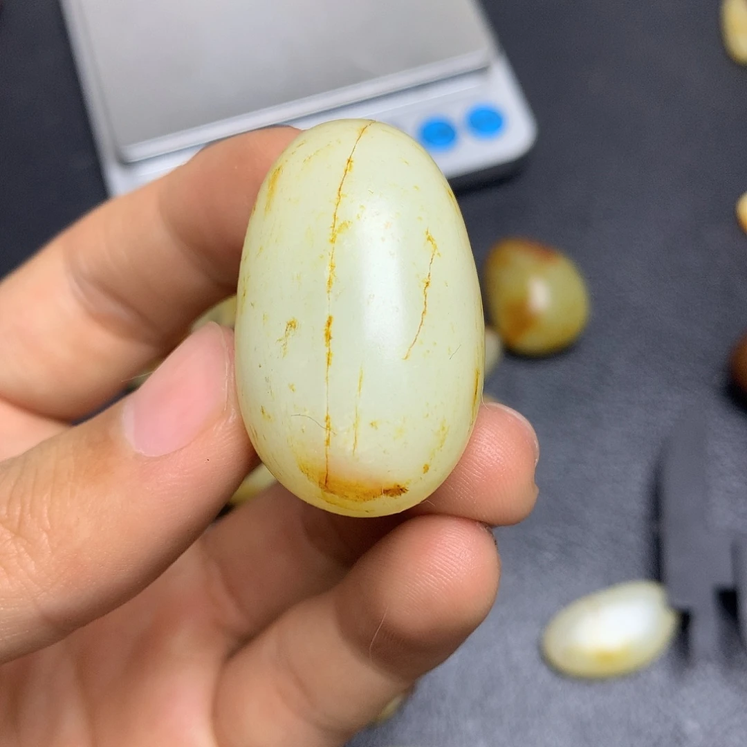 满***号和田玉未镶嵌挂件