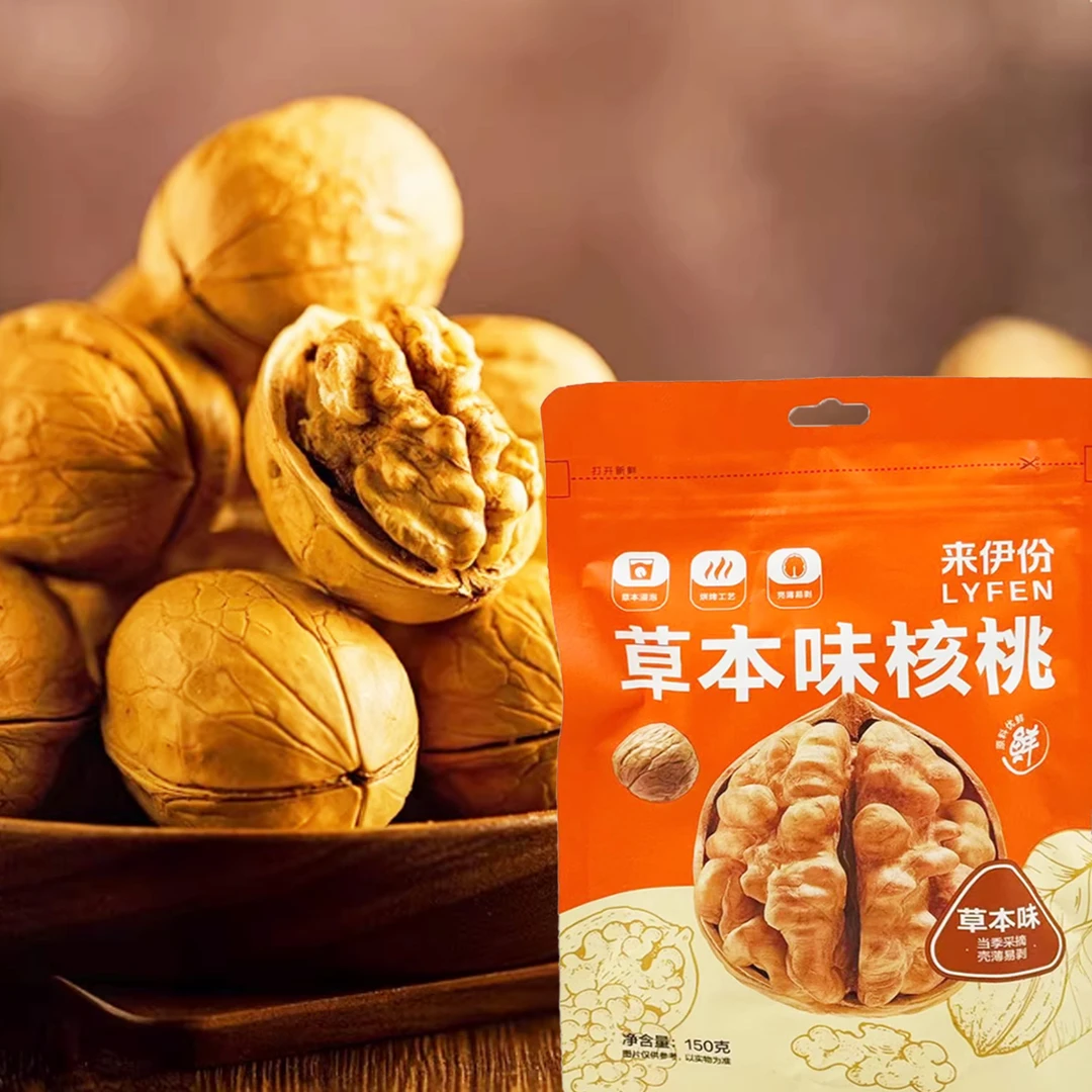 [25年8月4] 5包x150g 来伊份草本味核桃