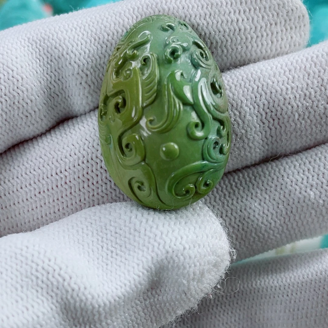 绿松石未镶嵌车挂