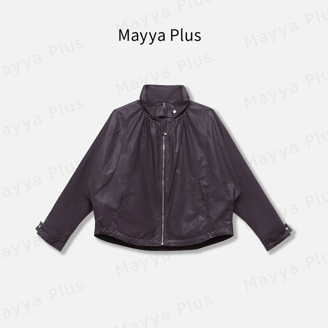 【追风者】Mayya Plus麦芽定制纯棉立领女外套气质百搭上衣32536596