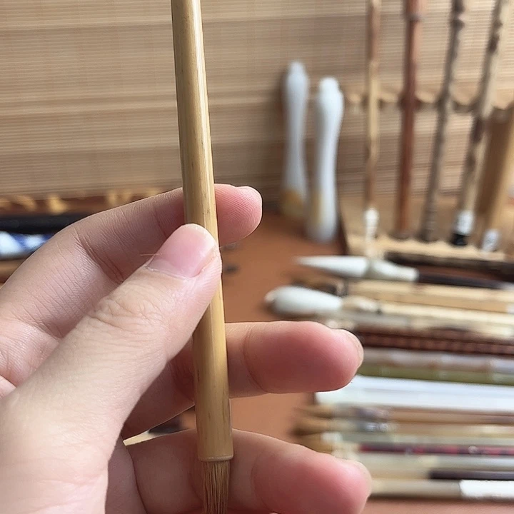 湘妃竹纯狼毫小楷一支