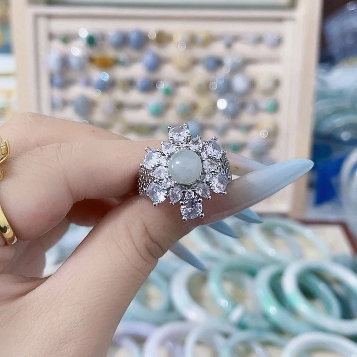 颈饰未镶嵌翡翠天然翡翠Ａ货