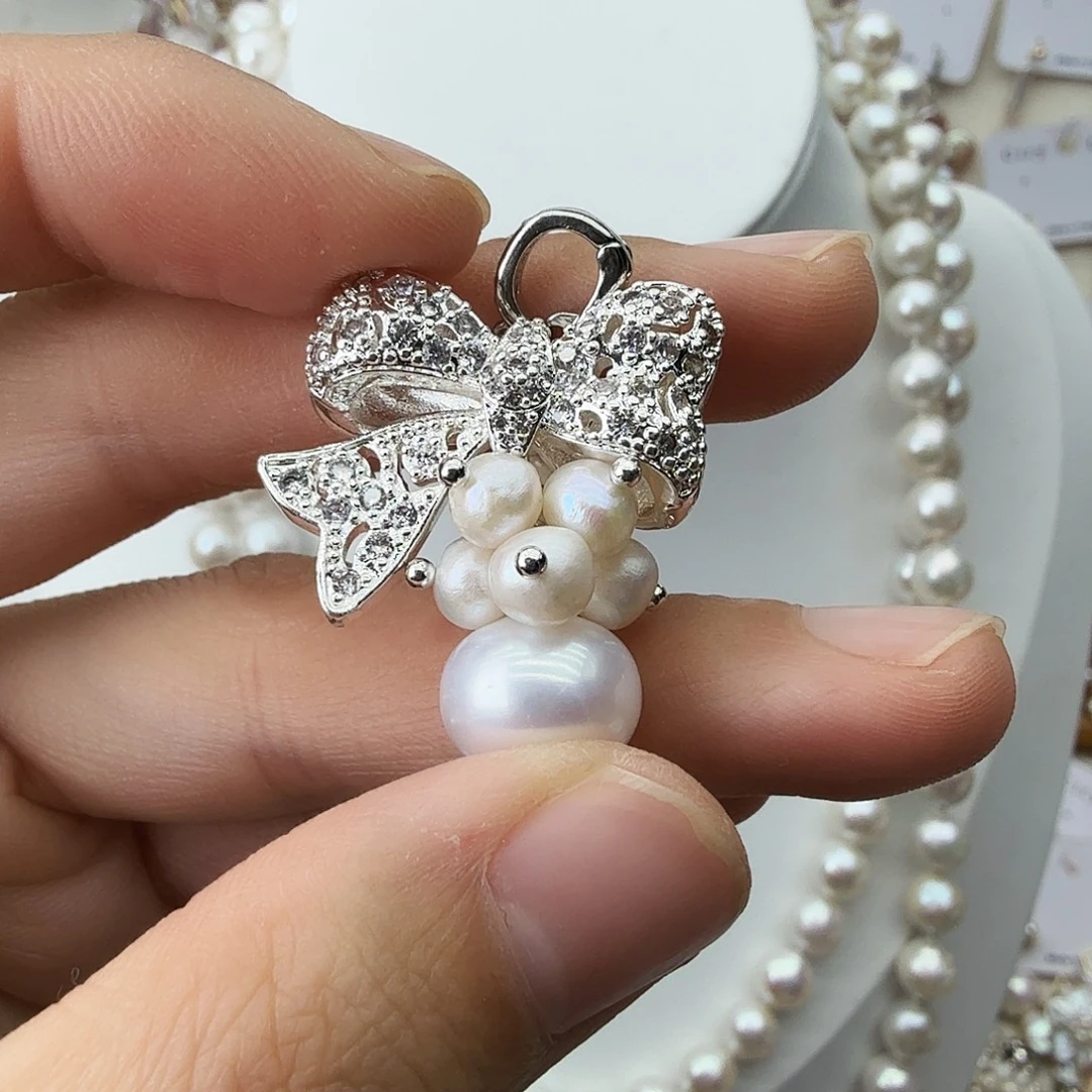 未镶嵌颈饰淡水珍珠