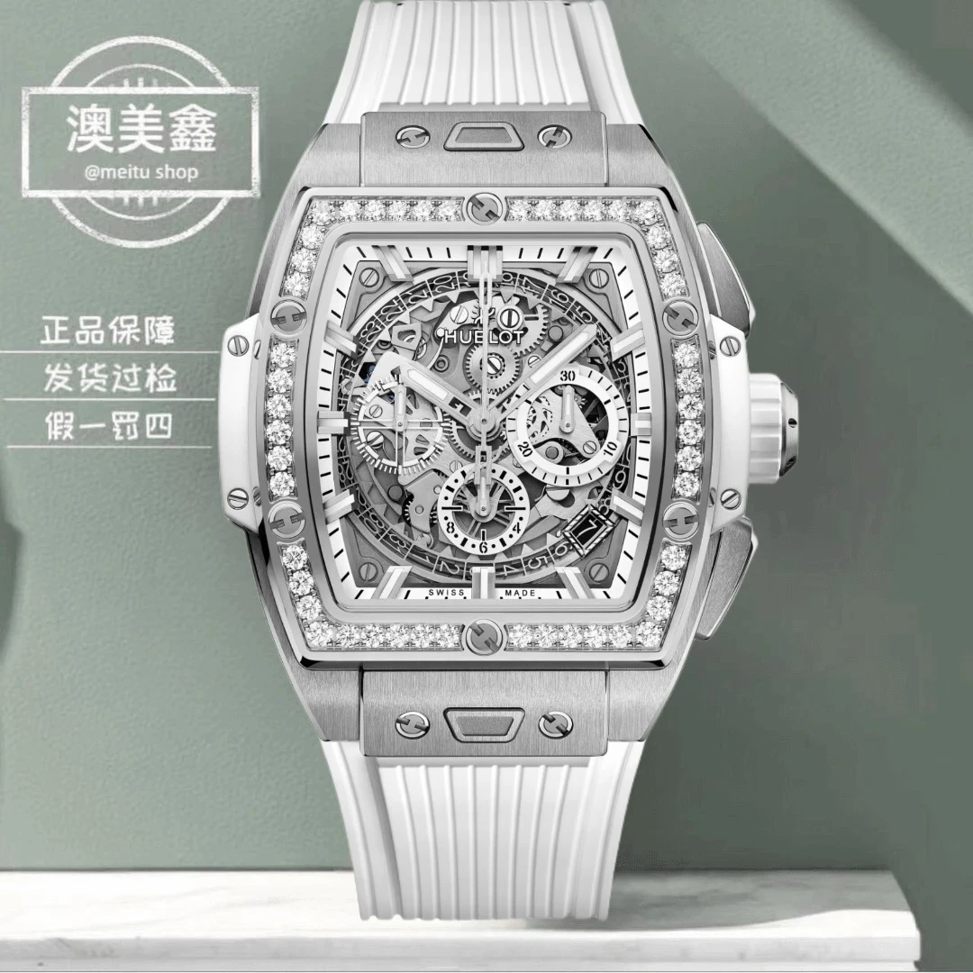 99新 Hublot/宇舶表 澳美鑫/新款642.NE/25年未使用/原钻男表