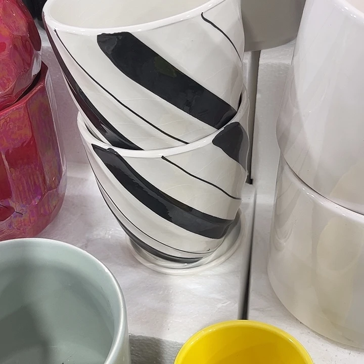 有孔！福利价陶瓷花盆性价比王炸