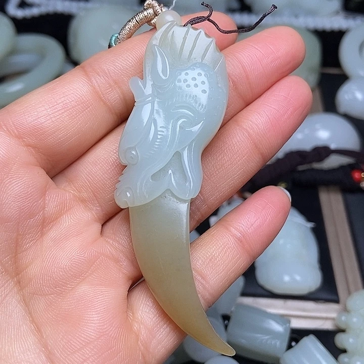 吊坠(不含链)未镶嵌和田玉