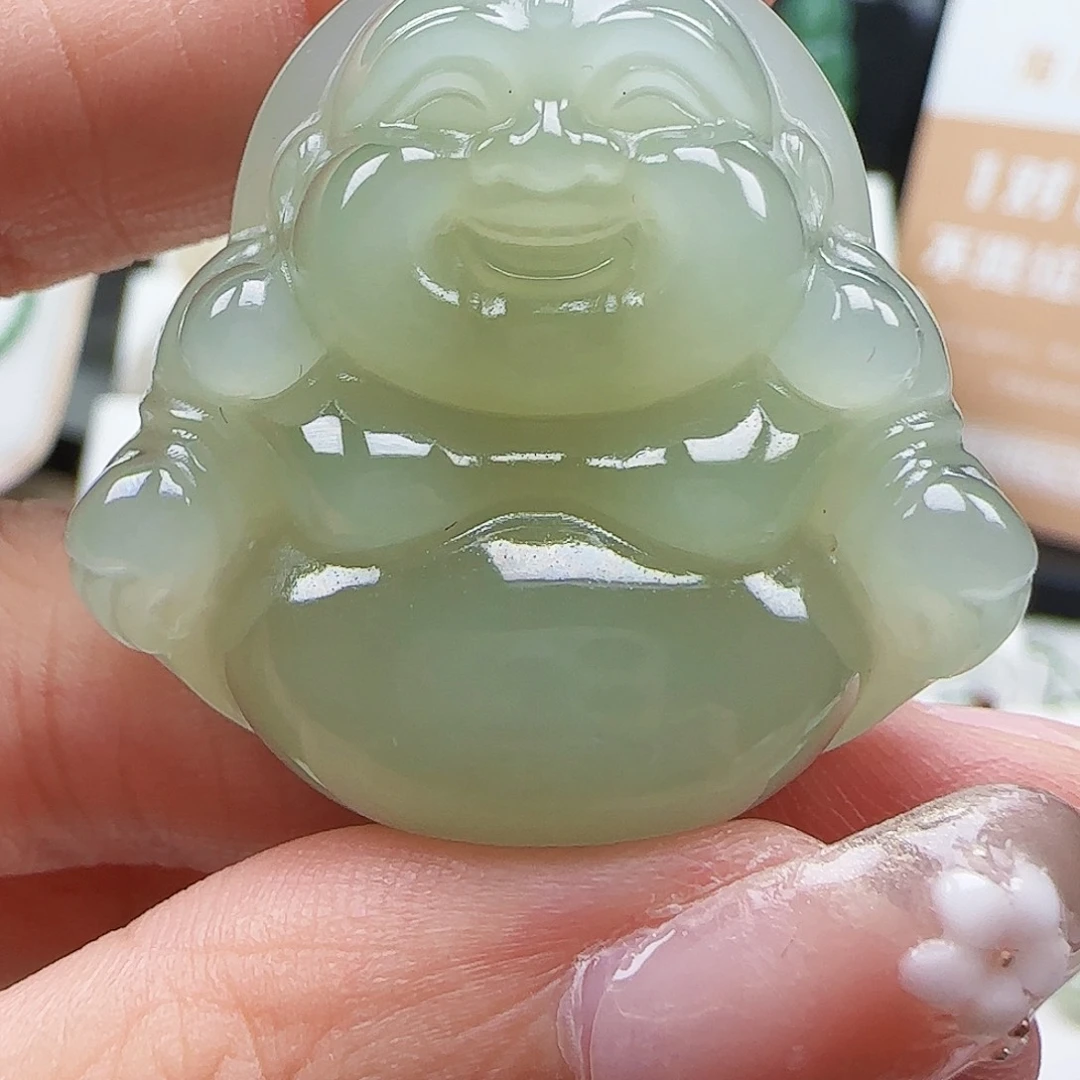 华***青吊坠(赠链)未镶嵌和田玉35