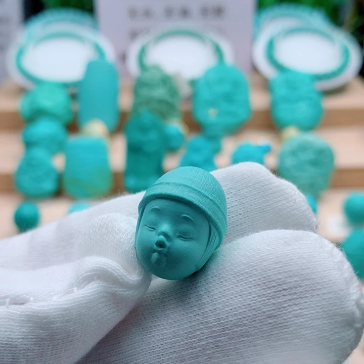 未镶嵌绿松石童趣