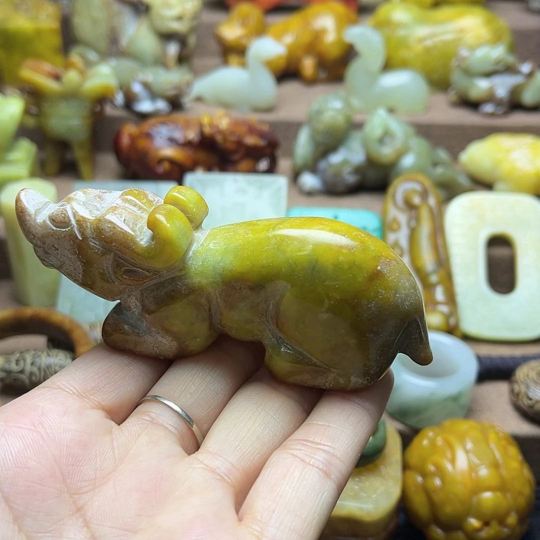 白玉菩提吊坠129。。