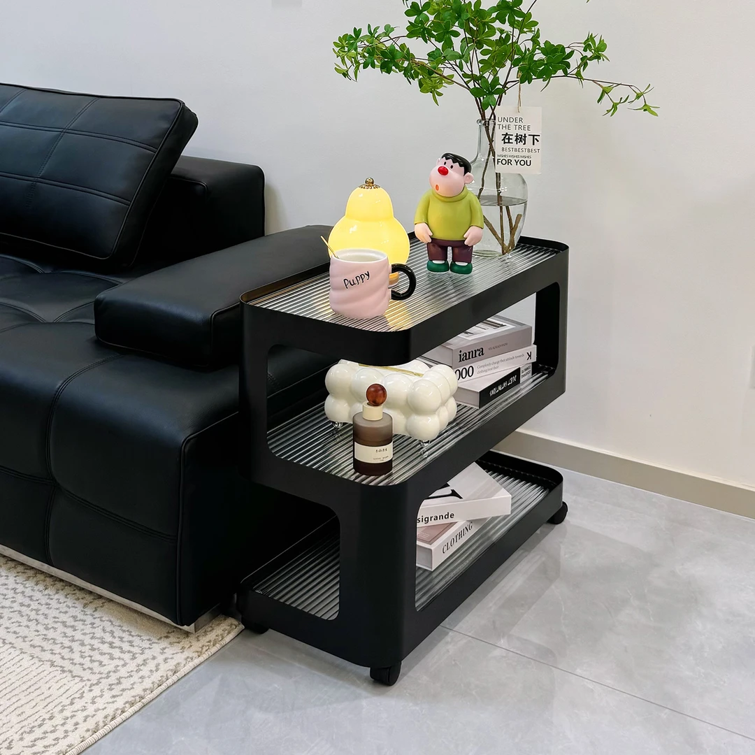 沙发边几轻奢高级感客厅可移动茶几小推车床头置物架边柜2025新款