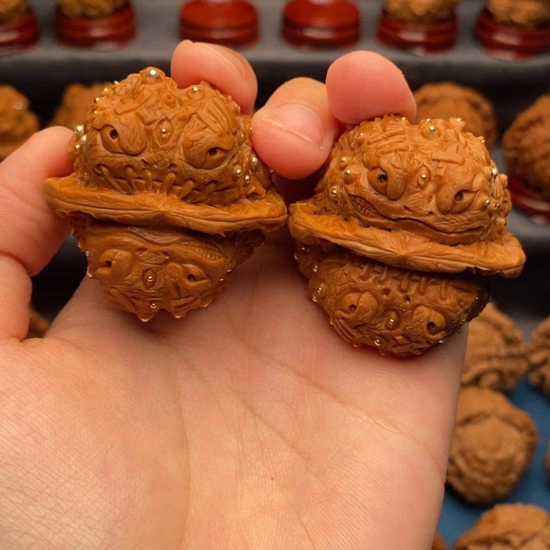 木***芷猴头核桃吊坠核桃