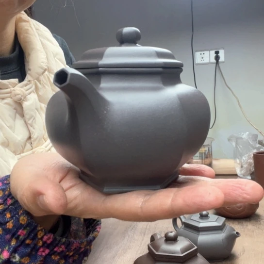 茶壶紫砂天青泥料