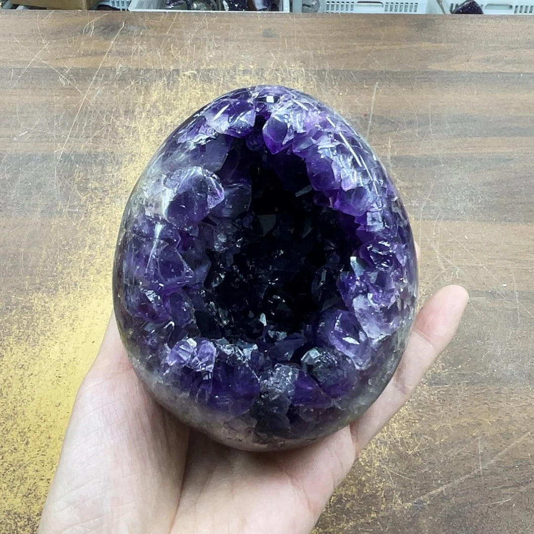 摆件紫晶未镶嵌晶体