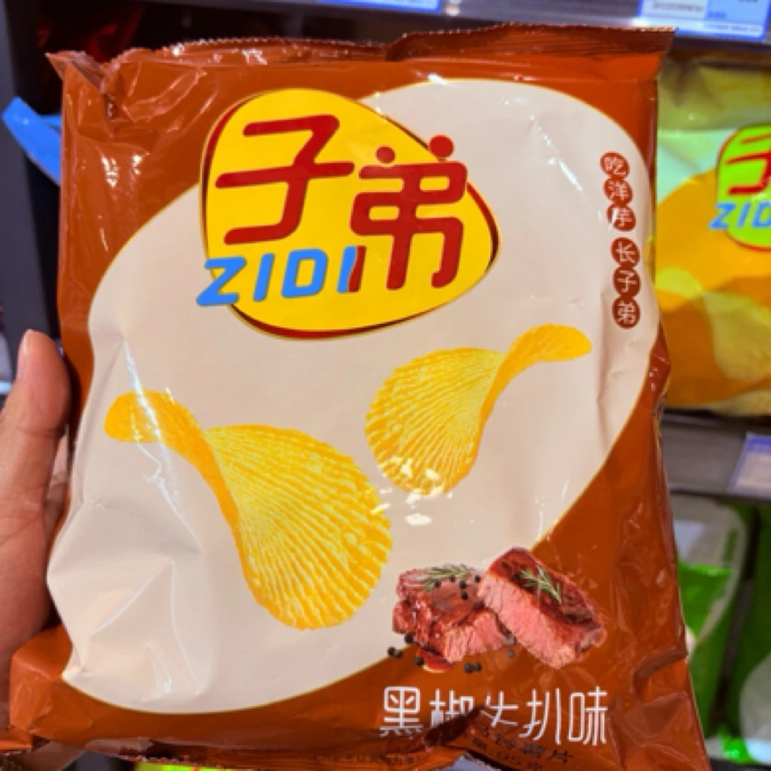 子弟 土豆片黑椒牛扒味 95克