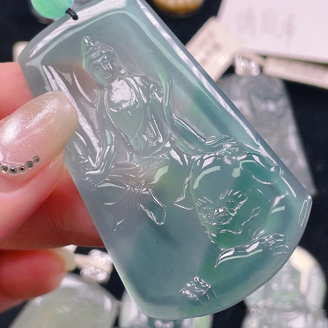 颈饰未镶嵌翡翠6，