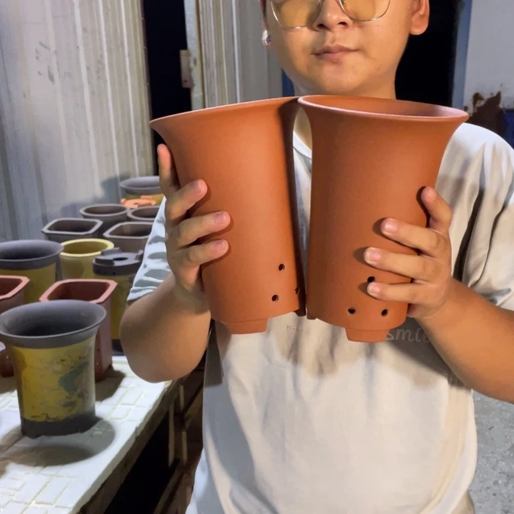 紫砂花盆紫砂花盆破损补发