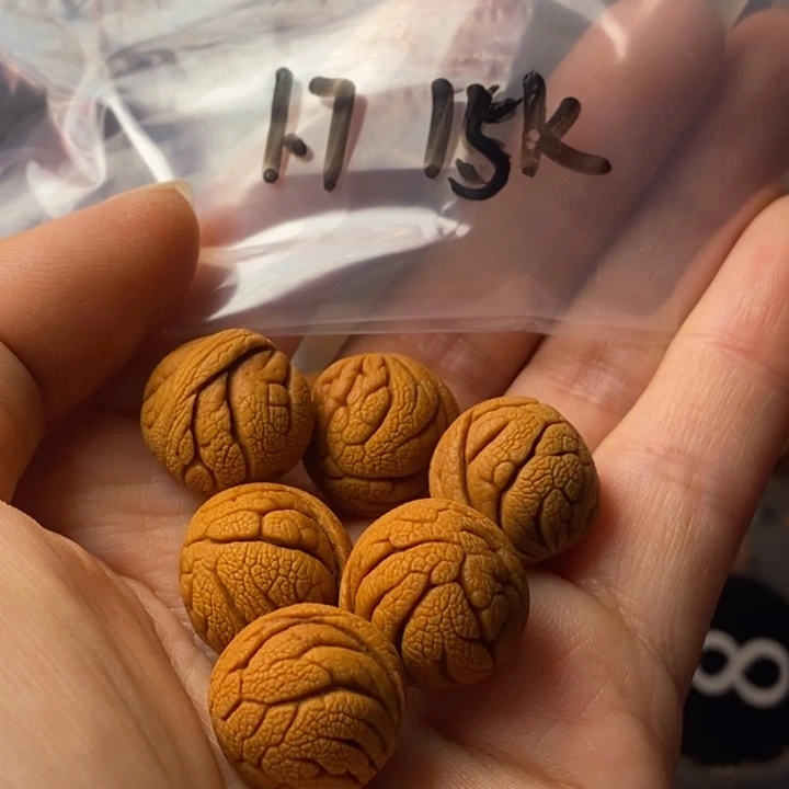 手串文玩核桃秦岭野生龙纹桃核17