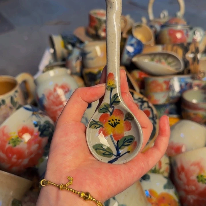 瓷片景德镇陶瓷手工手绘