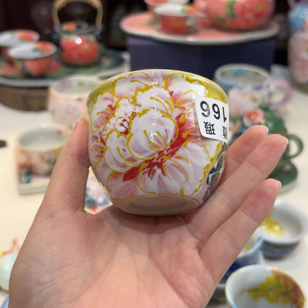 景德镇手绘高温釉下彩陶瓷茶具