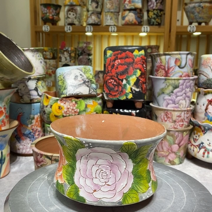 景德镇艺术手绘作品