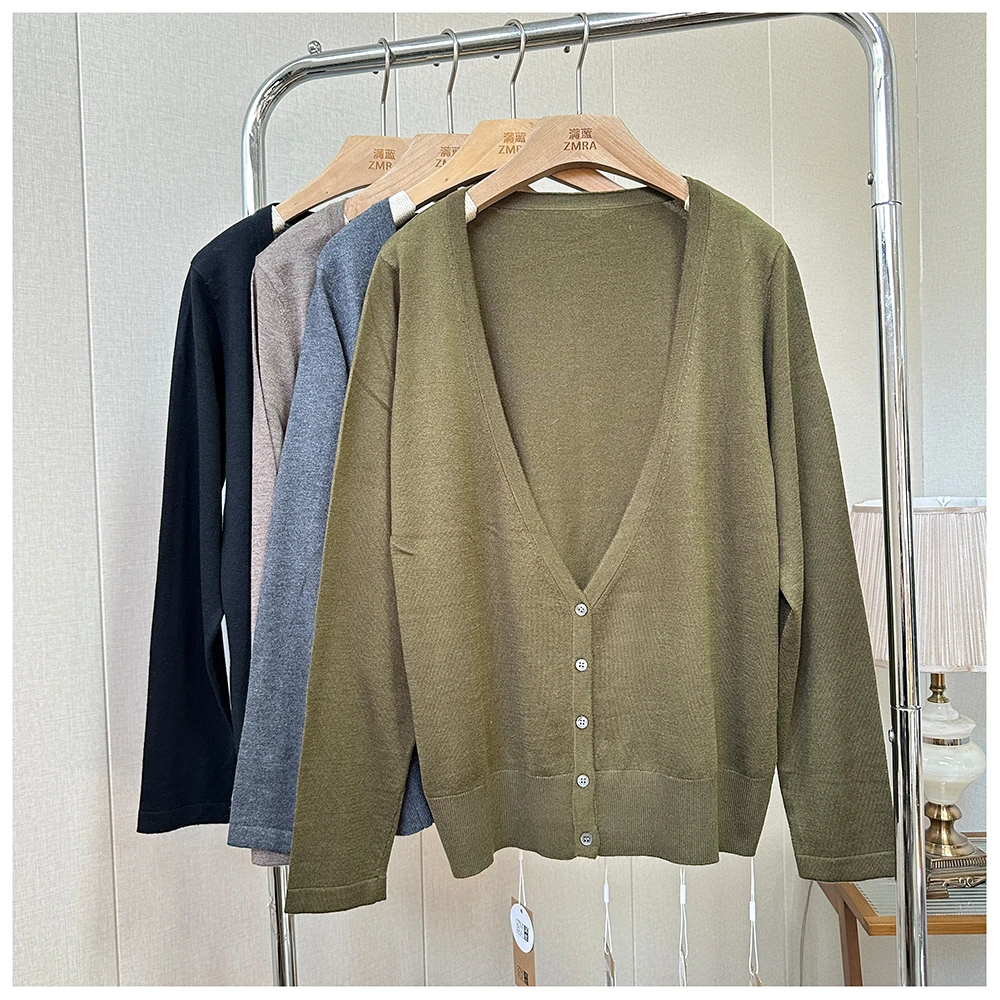 1M002春季新款百搭针织开衫