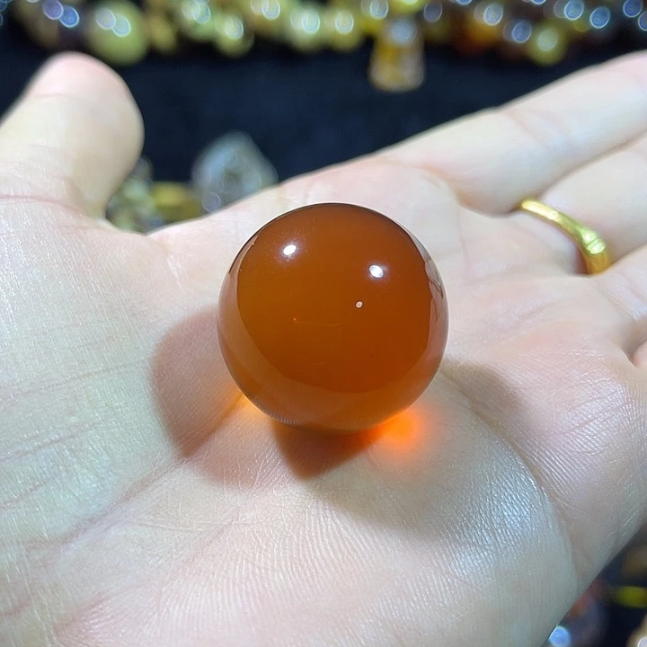 琥珀颈饰未镶嵌福利精美单珠尺寸26.5