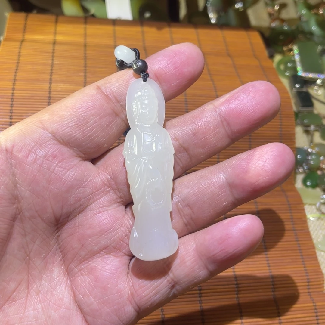和田玉未镶嵌吊坠(不含链)