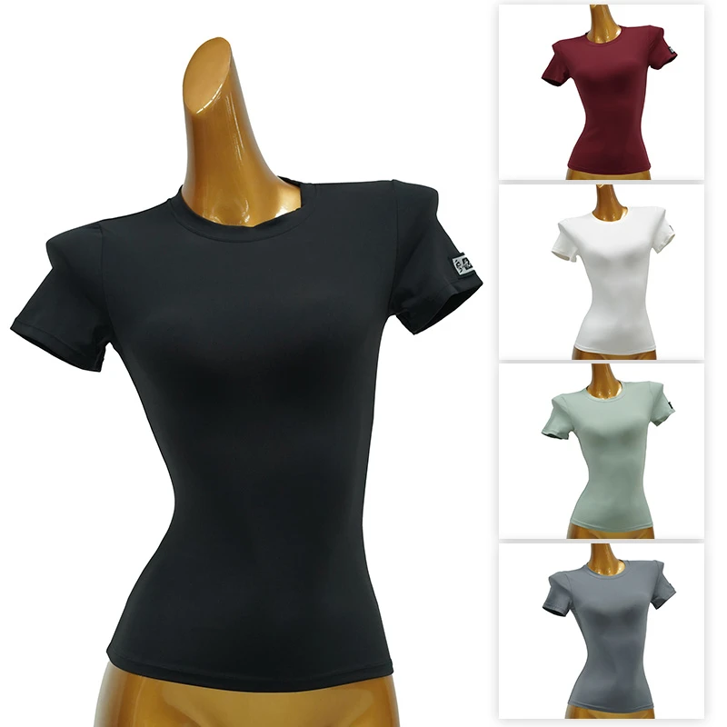 克莉珍摩登舞服上衣华尔兹练习服练功上衣A6447