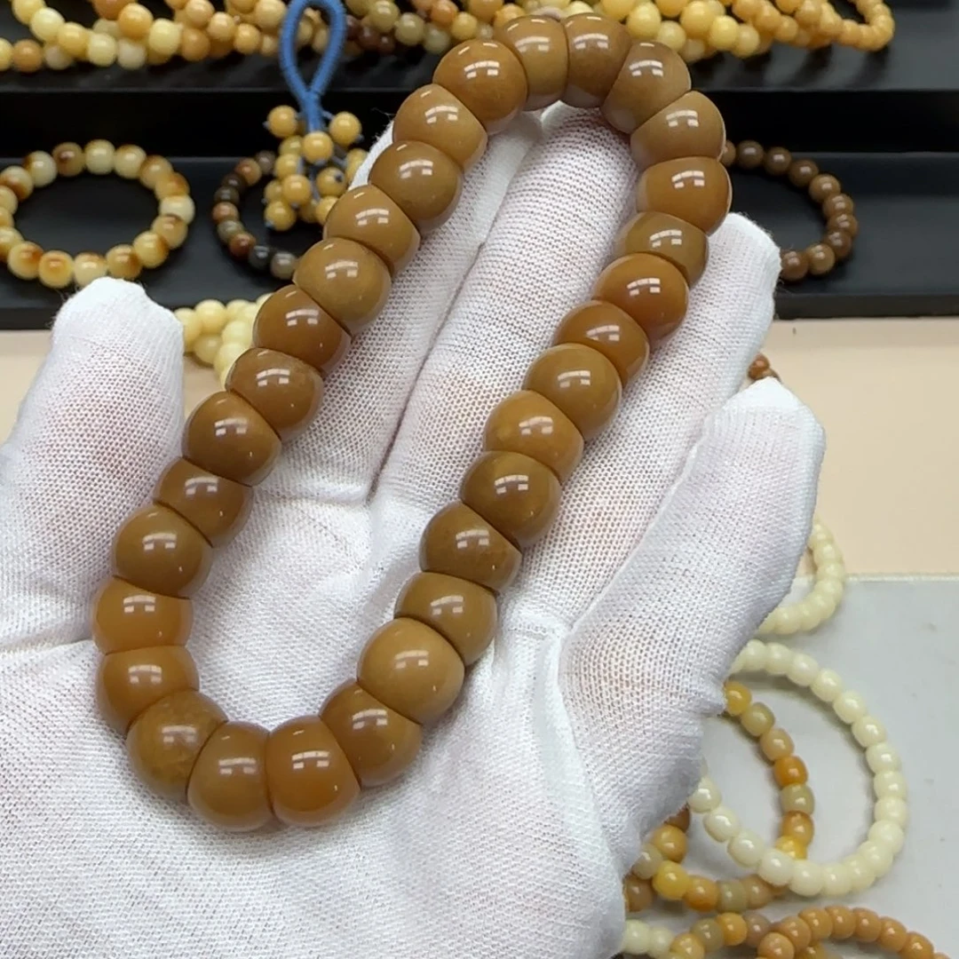 手串菩提根/象牙果12 大肠 11年 微瑕