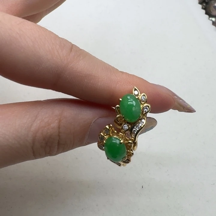耳饰未镶嵌钻石成品