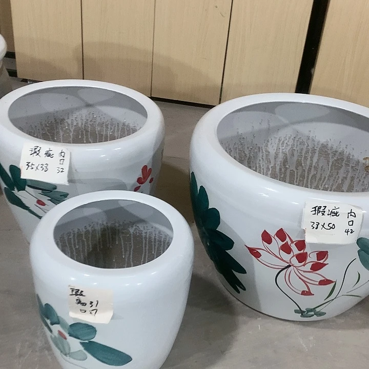 【闪购商品】陶瓷花盆默认瑕疵
