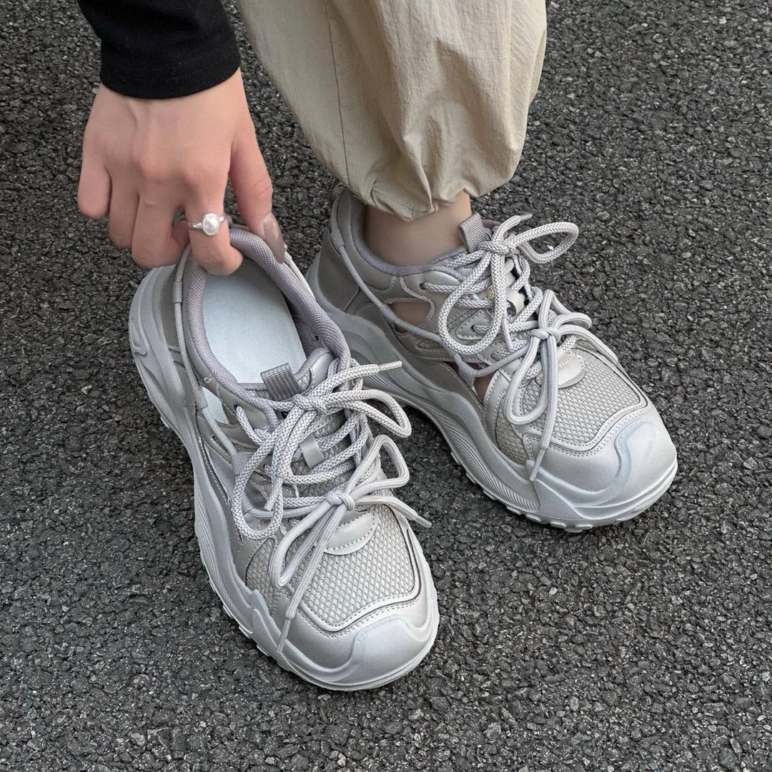 女鞋断码撤柜夏季镂空登山鞋超轻4cm 25-13