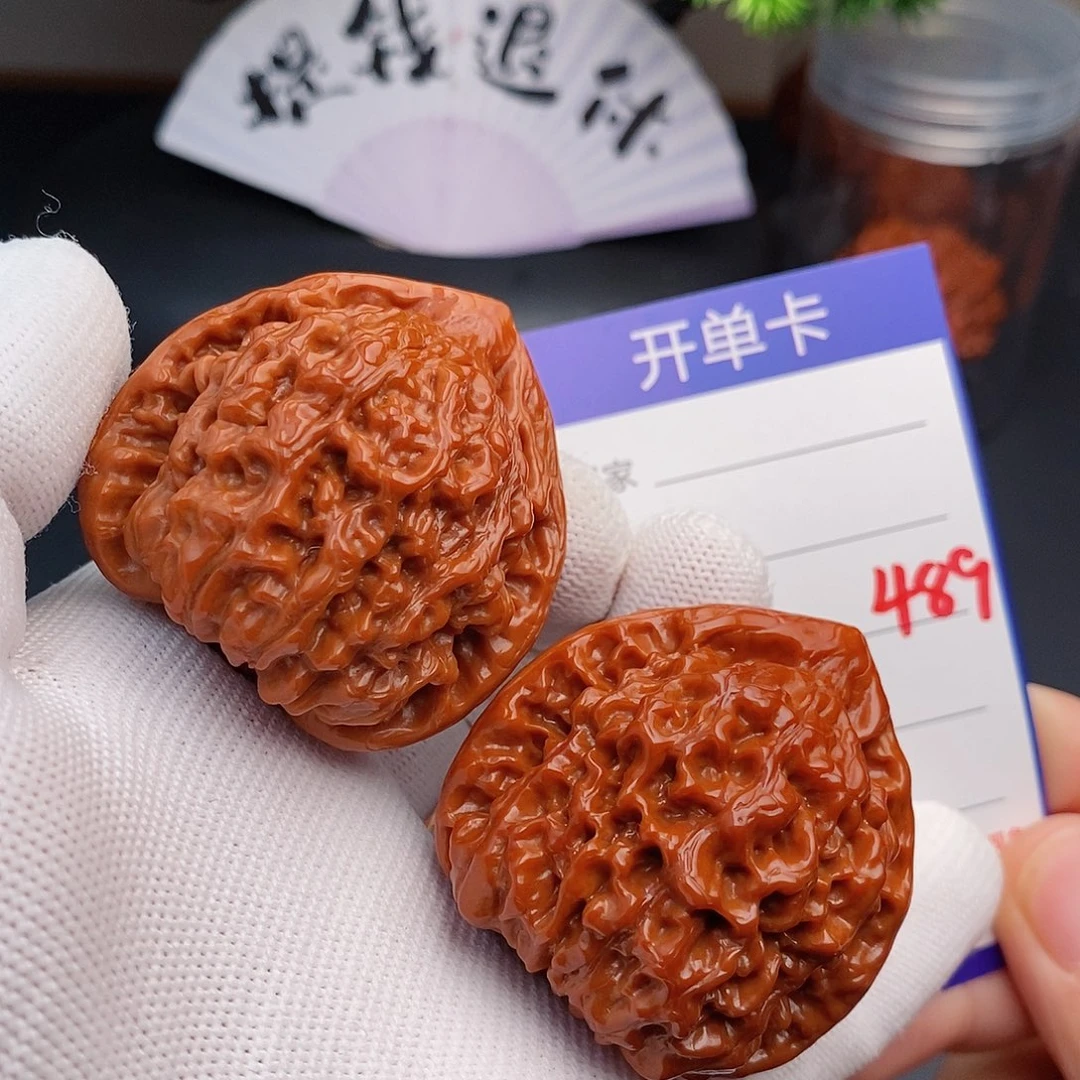 把件文玩核桃45官帽489