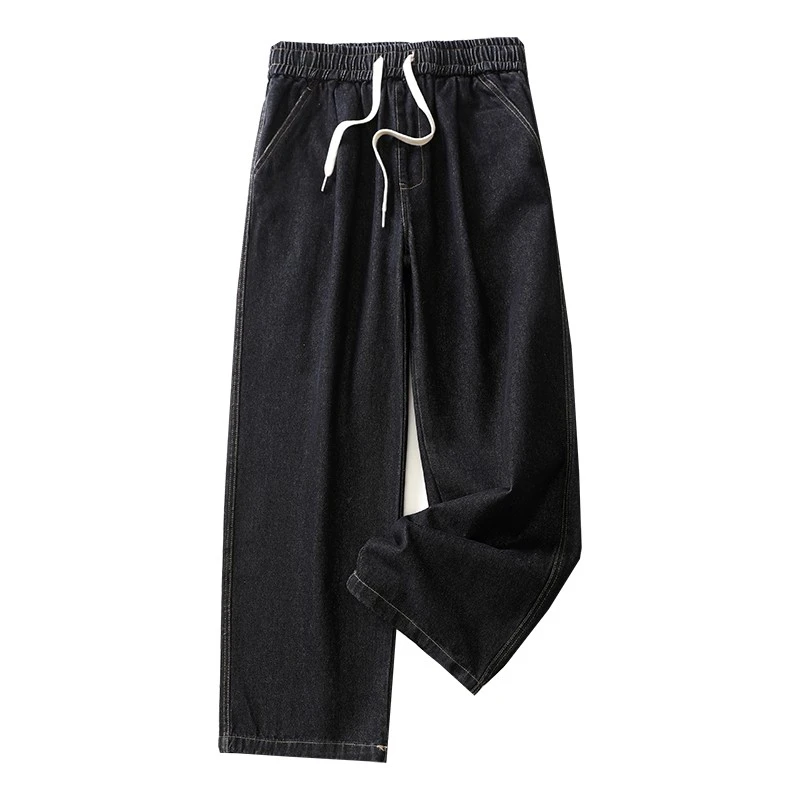 CityBoy日系复古阔腿宽松直筒水洗工装牛仔裤美式休闲廓形长裤男