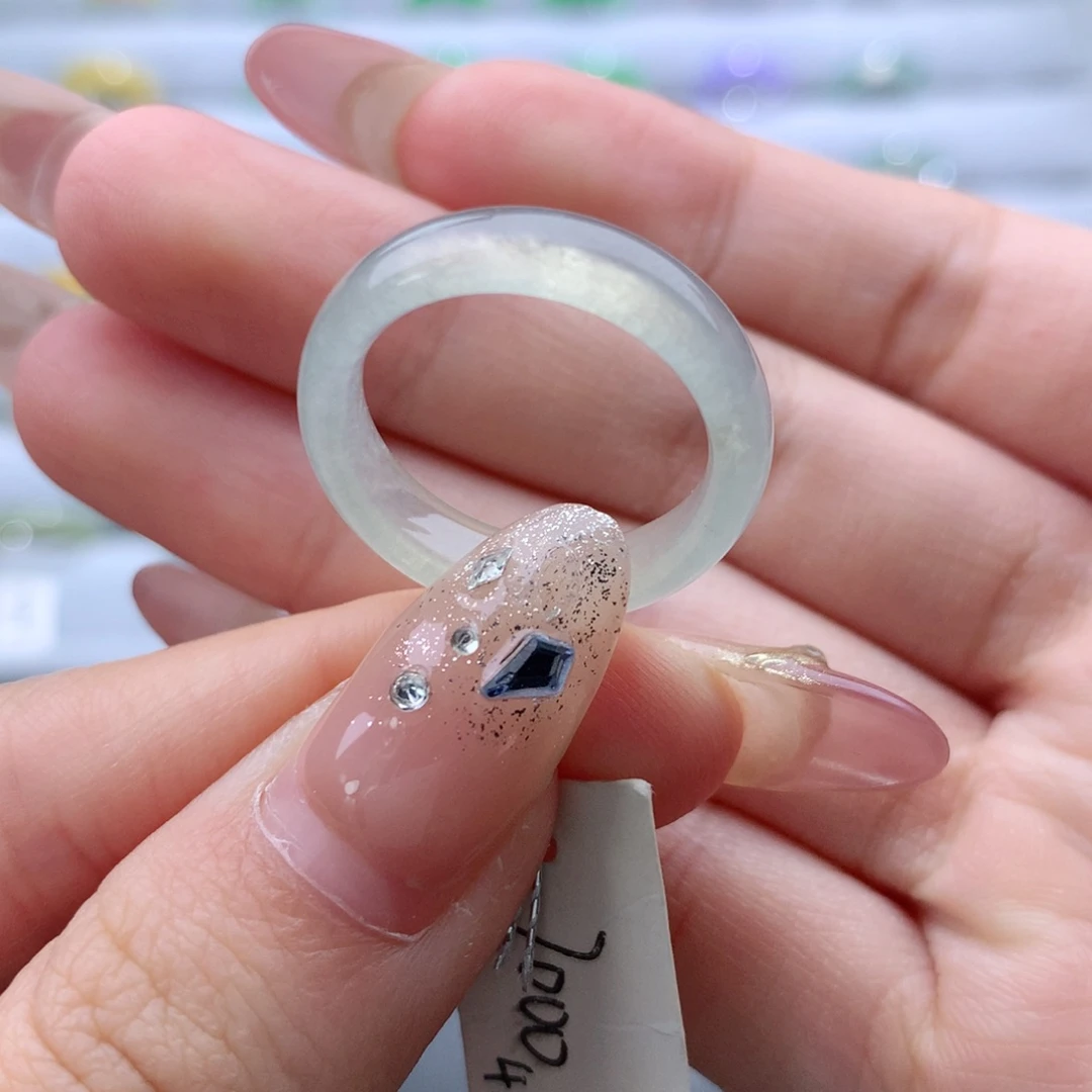 翡翠未镶嵌戒指16号