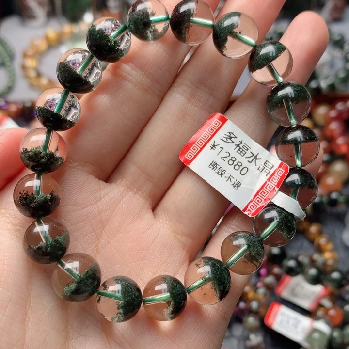 水晶手绳未镶嵌河***_天然